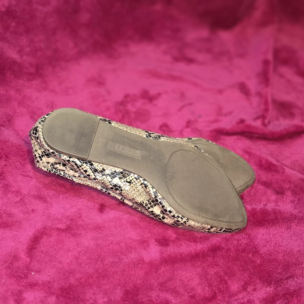 Report Snakeskin Patterned Flats - Picture 7 of 8